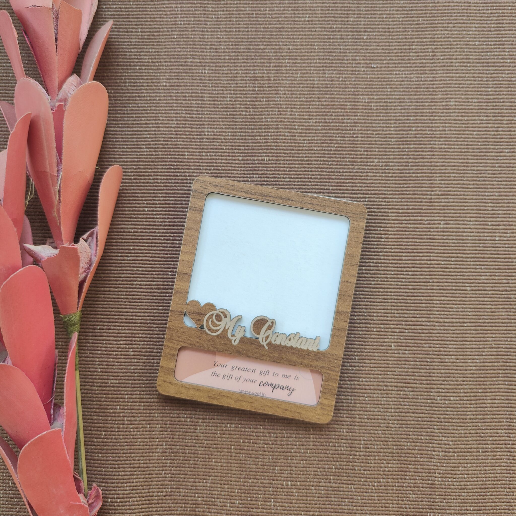 Magnetic Wooden Polaroid Frame image 5