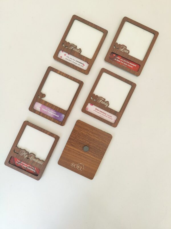 magnetic wooden polaroid frame rated #1 corporate gifting brand in Gujarat