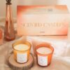 soel v cone glass candles pack of 2 image
