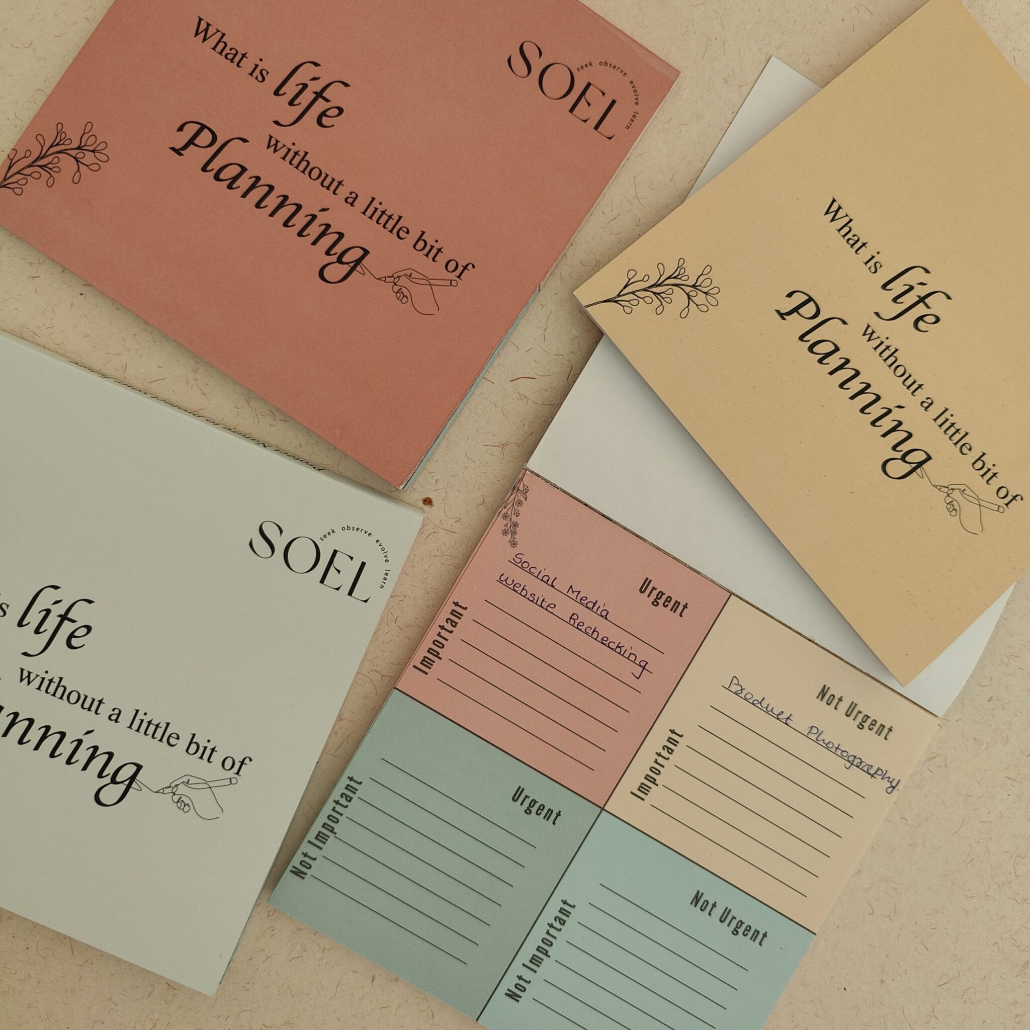 Eisenhower Priority Planner | 50 Tear off Pages image 1