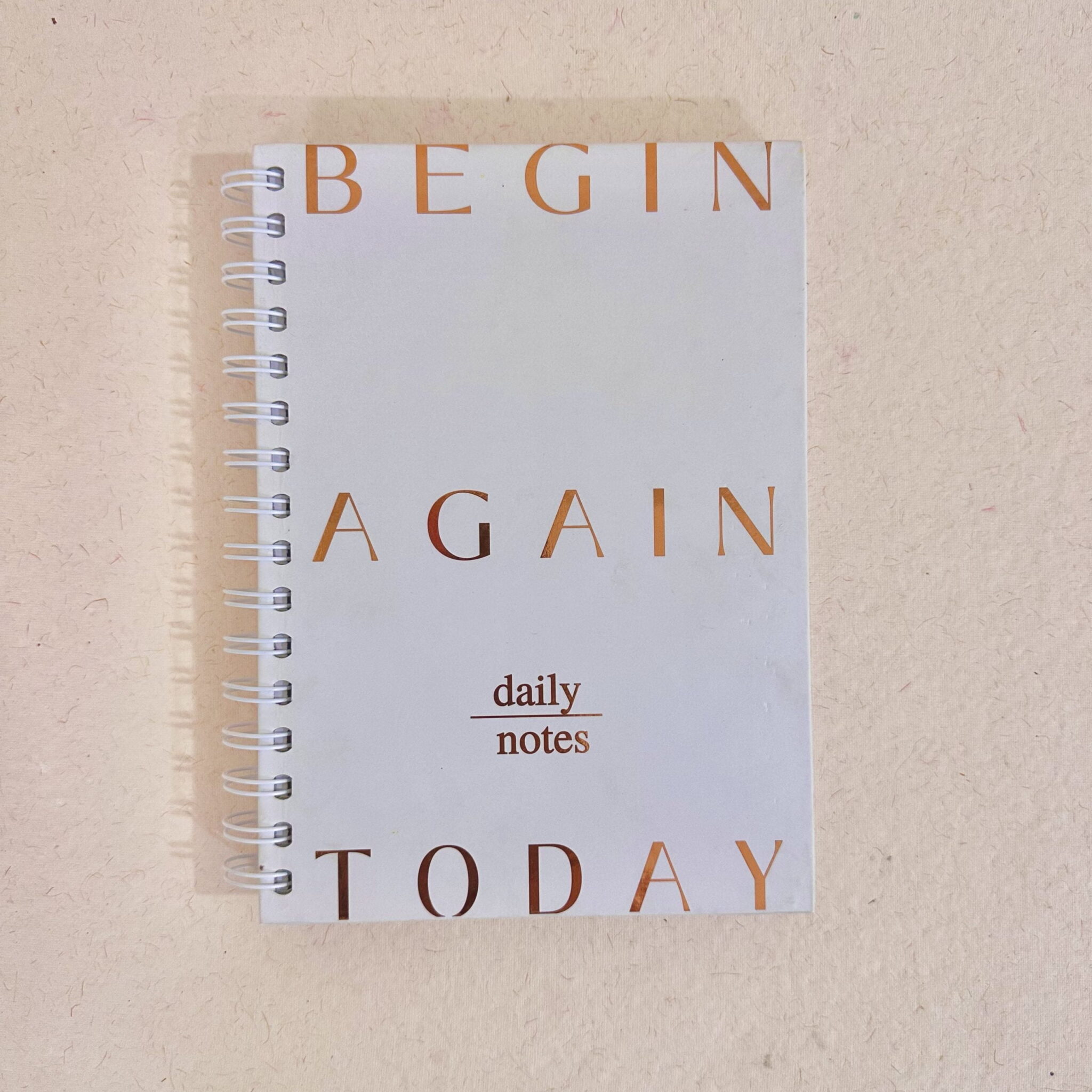 Begin Again Today Wiro Hardback Diary thumbnail 2
