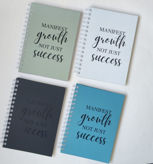 manifest growth diary hardback