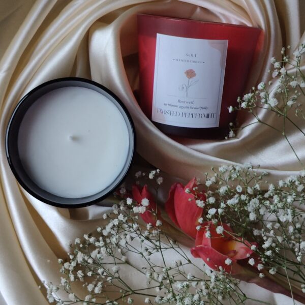 soel v cone glass candle image