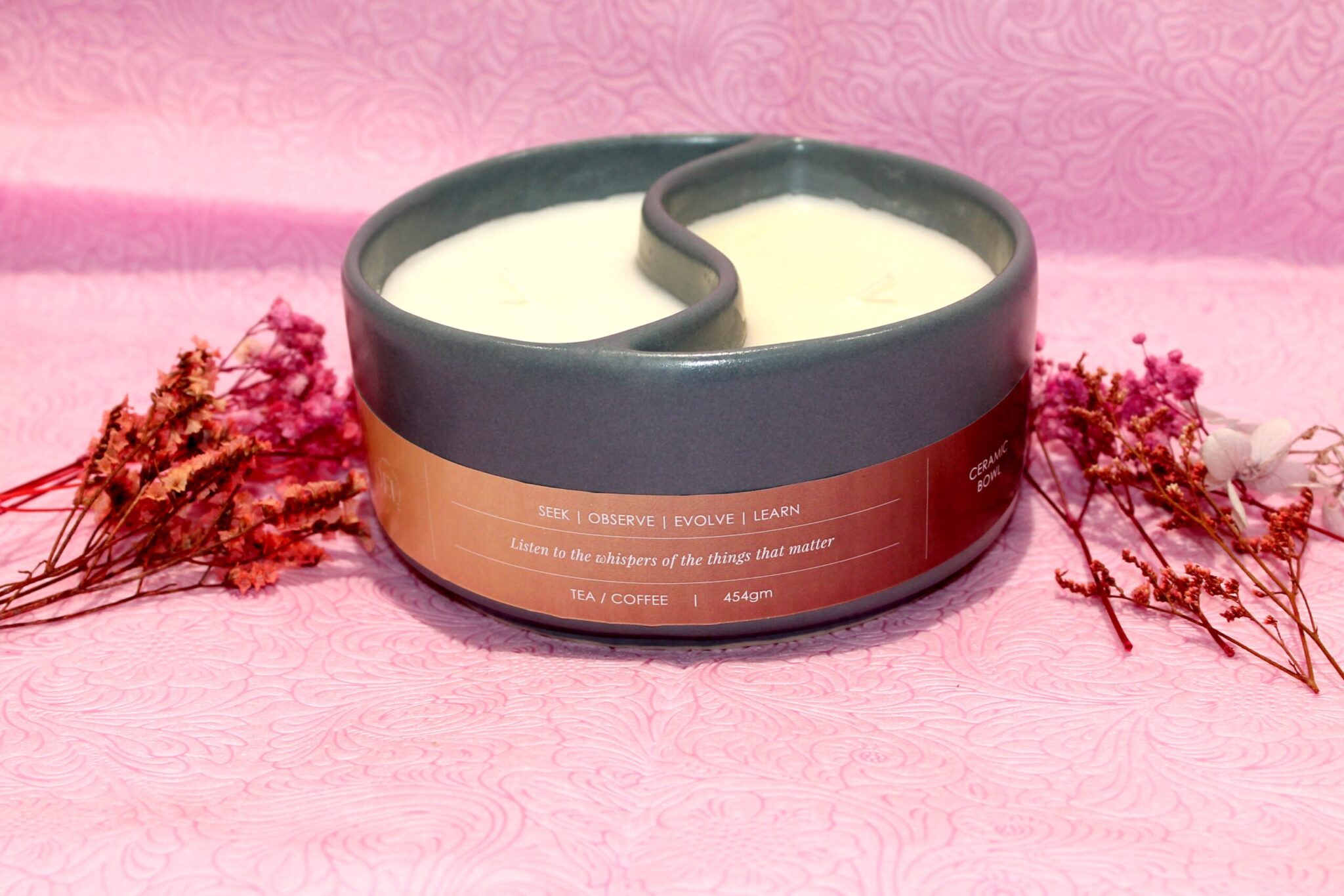 Ceramic Bowl Candle image 1