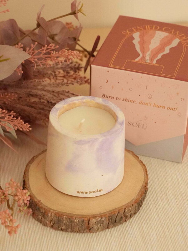 concrete jar scented candle gift box candle soel rated #1 corporate gifting brand in gujarat