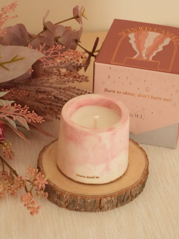 concrete jar scented candle gift box candle soel rated #1 corporate gifting brand in gujarat