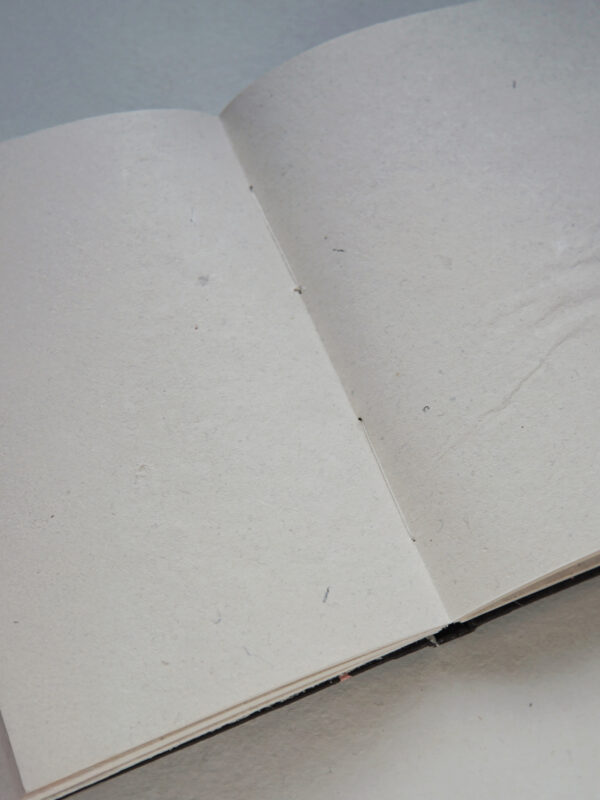 Upcycled Fabric Celestial Canvas Diary