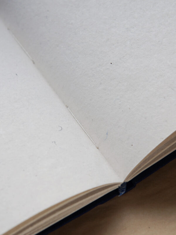 Upcycled Fabric Blue Bird Diary