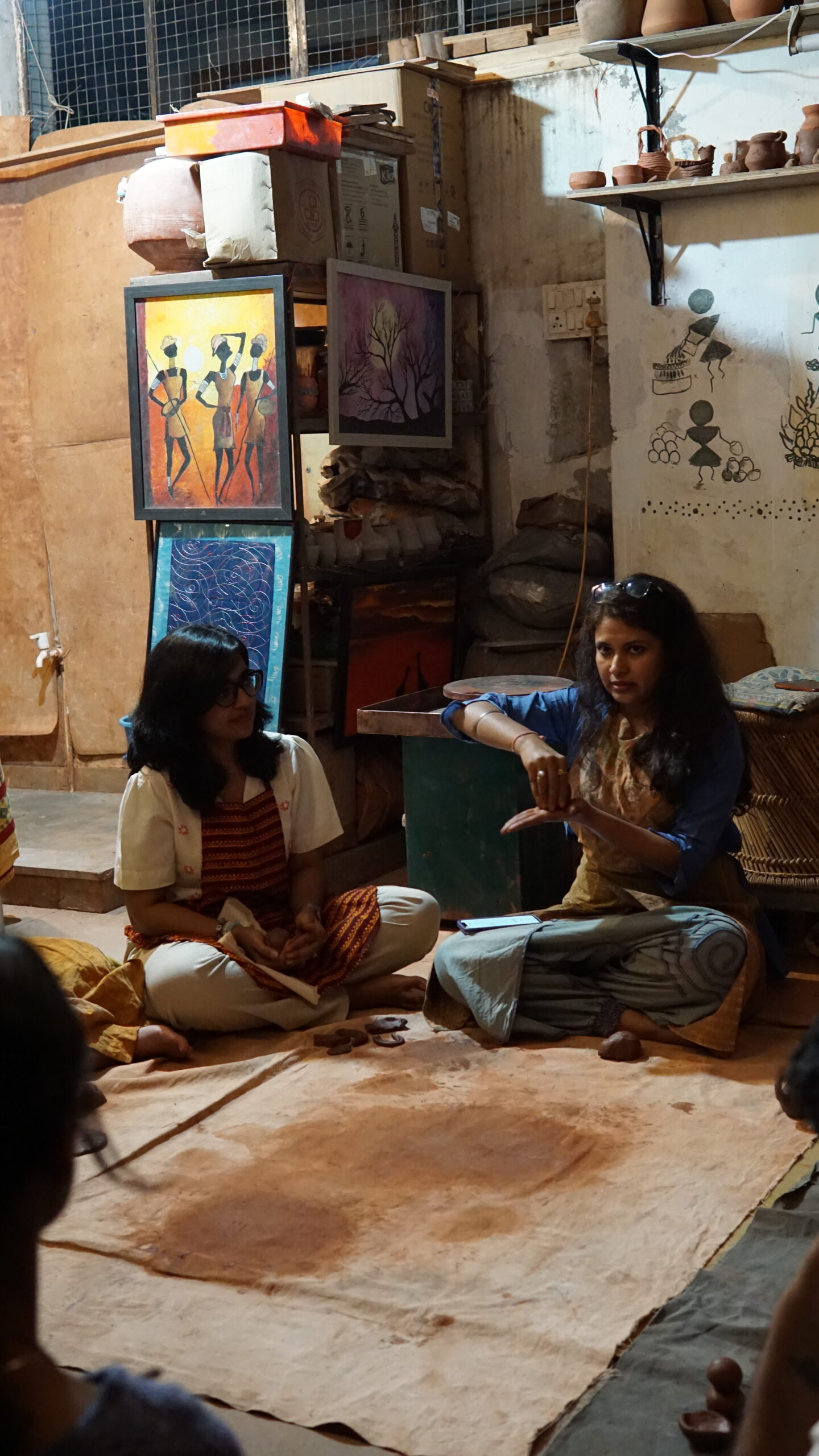 Crafting light and Clay Immersive pottery experience 1