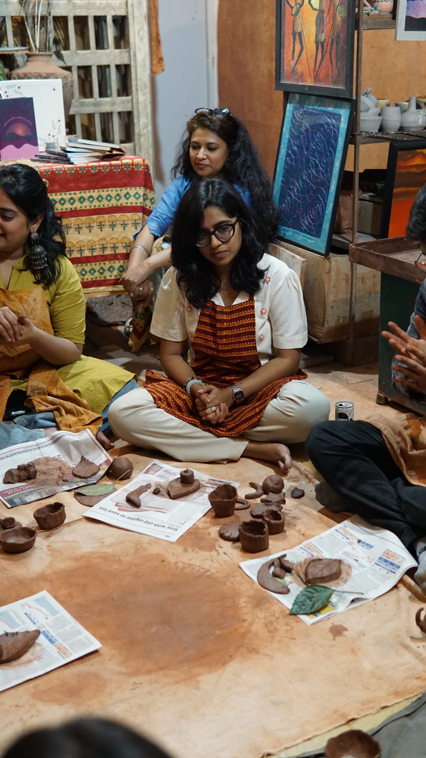 Crafting light and Clay Immersive pottery experience 1