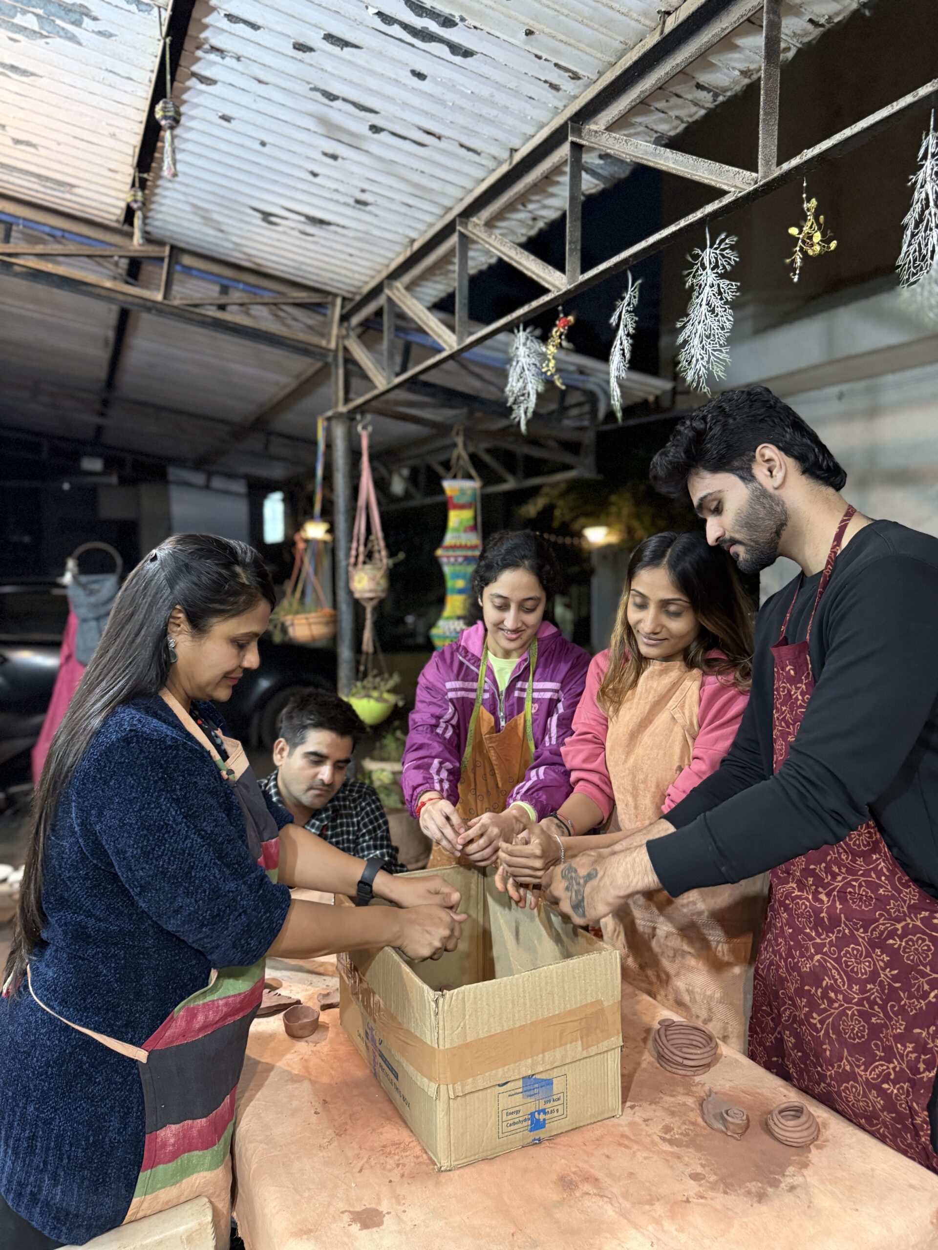 Crafting light and Clay Immersive pottery experience 2
