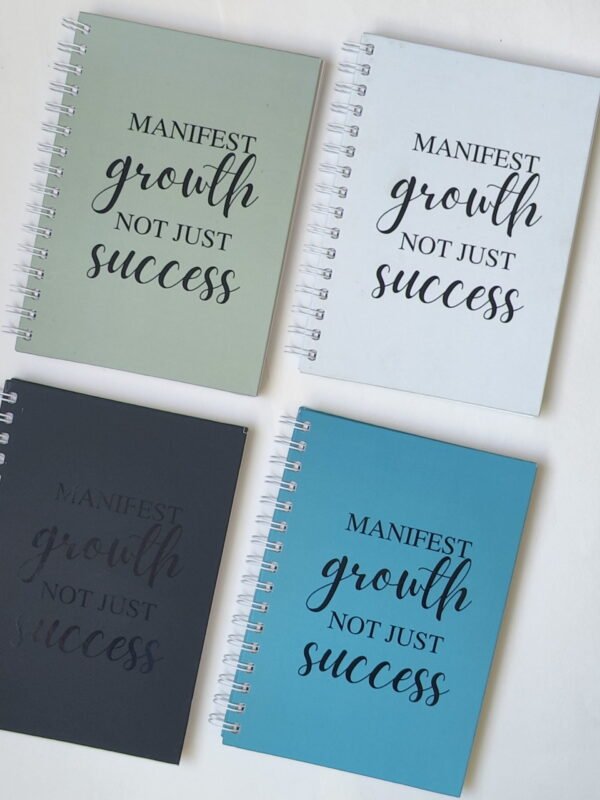 manifest growth diary hardback